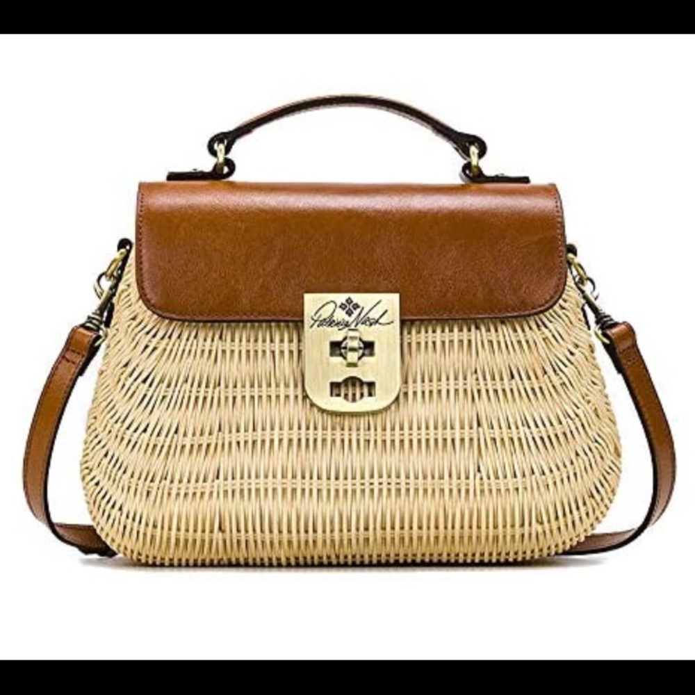 COPY - NWT Patricia Nash Colimena wicker leather …